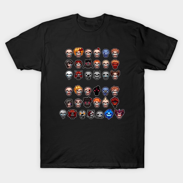 Binding of Isaac - Characters T-Shirt by mailtires